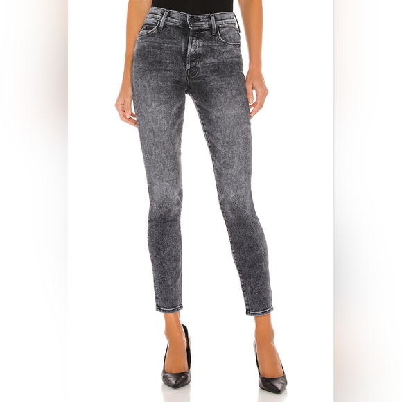 MOTHER Denim - New MOTHER The Stunner High Rise Ankle Skinny Grey Wash Jeans 26